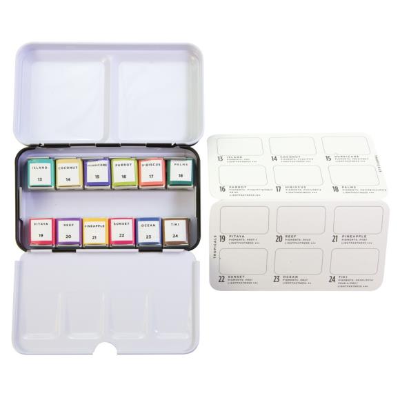 Prima Watercolor Confections Watercolor Pans - Tropicals