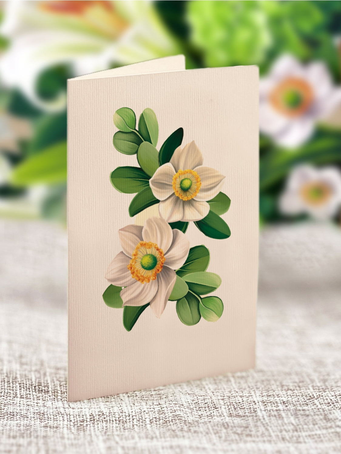 Ivory & Sage Pop-Up Greeting Card