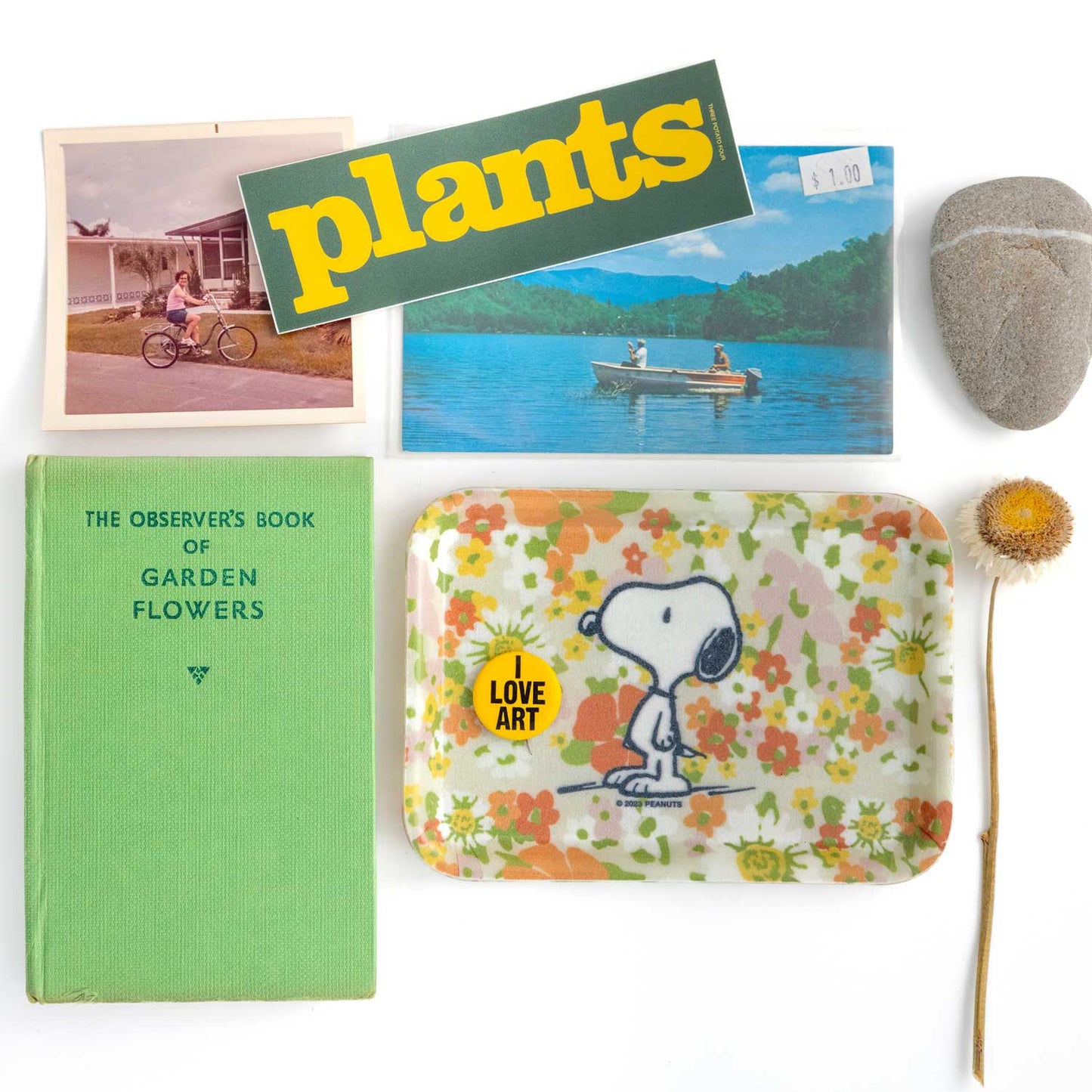 3P4 x Peanuts® - Snoopy Wildflowers Vintage-Style Tray