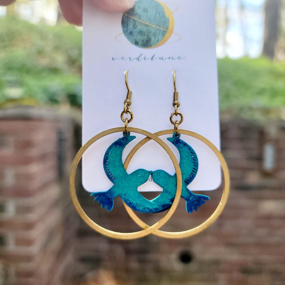 Sultry Sulmmer Patina Earrings