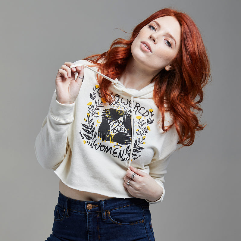 Empowered Cropped Hoodie
