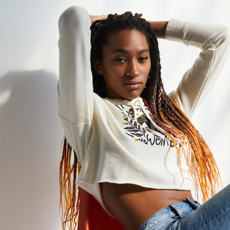Empowered Cropped Hoodie