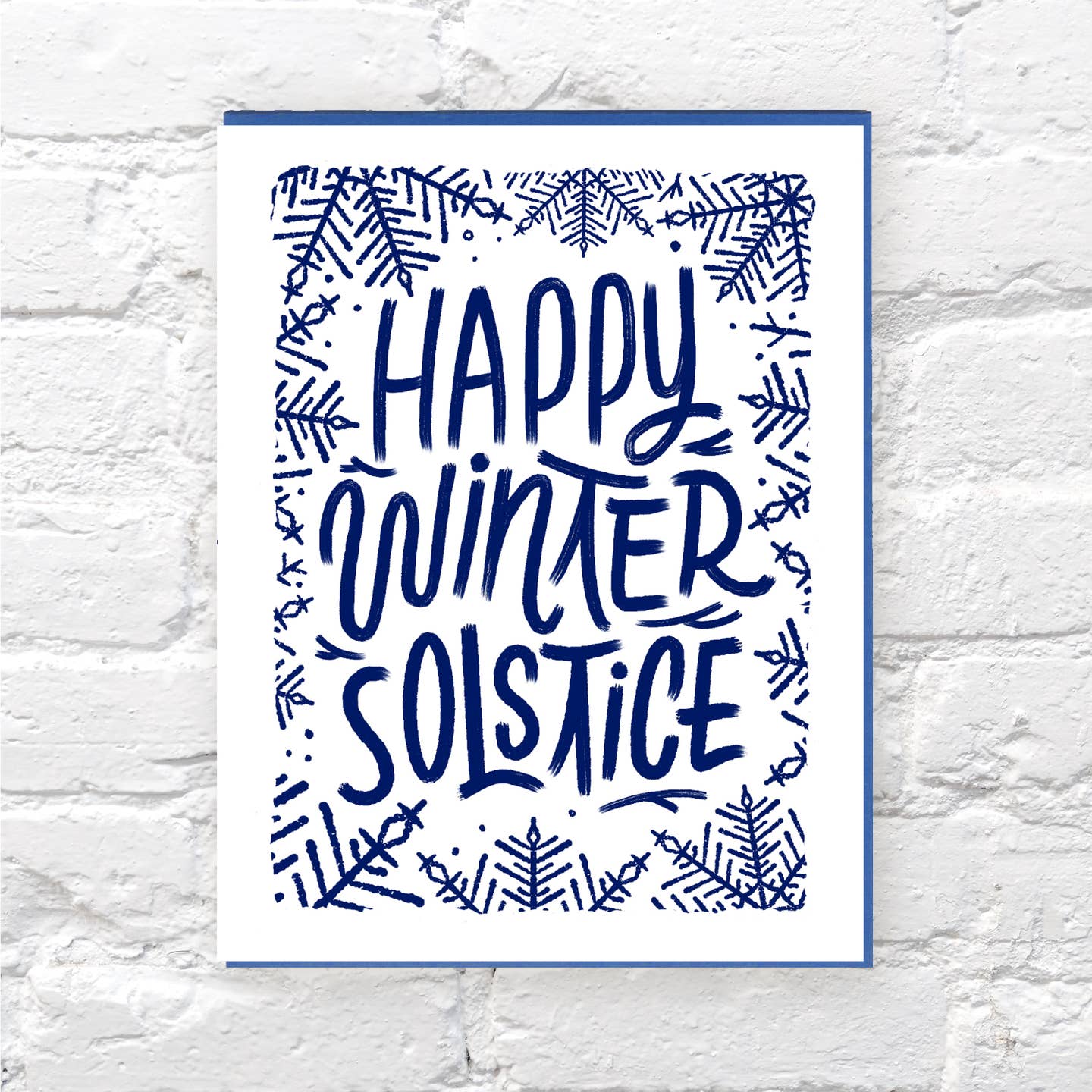 Winter Solstice Letterpress Card