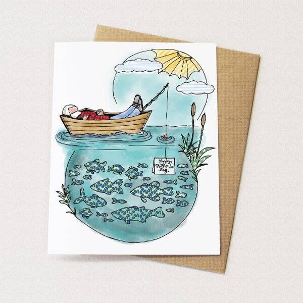Father's Day Boat Card