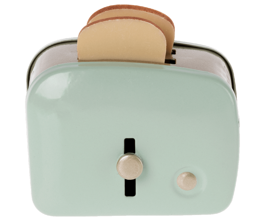 Miniature Toaster with Bread - Mint