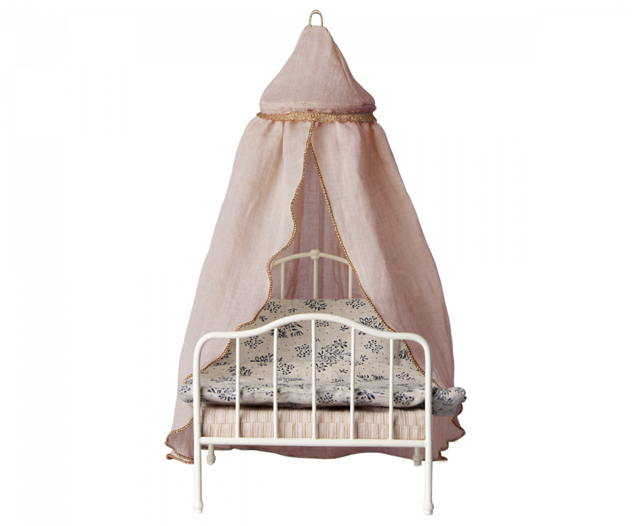 Maileg Miniature Bed Canopy-Rose