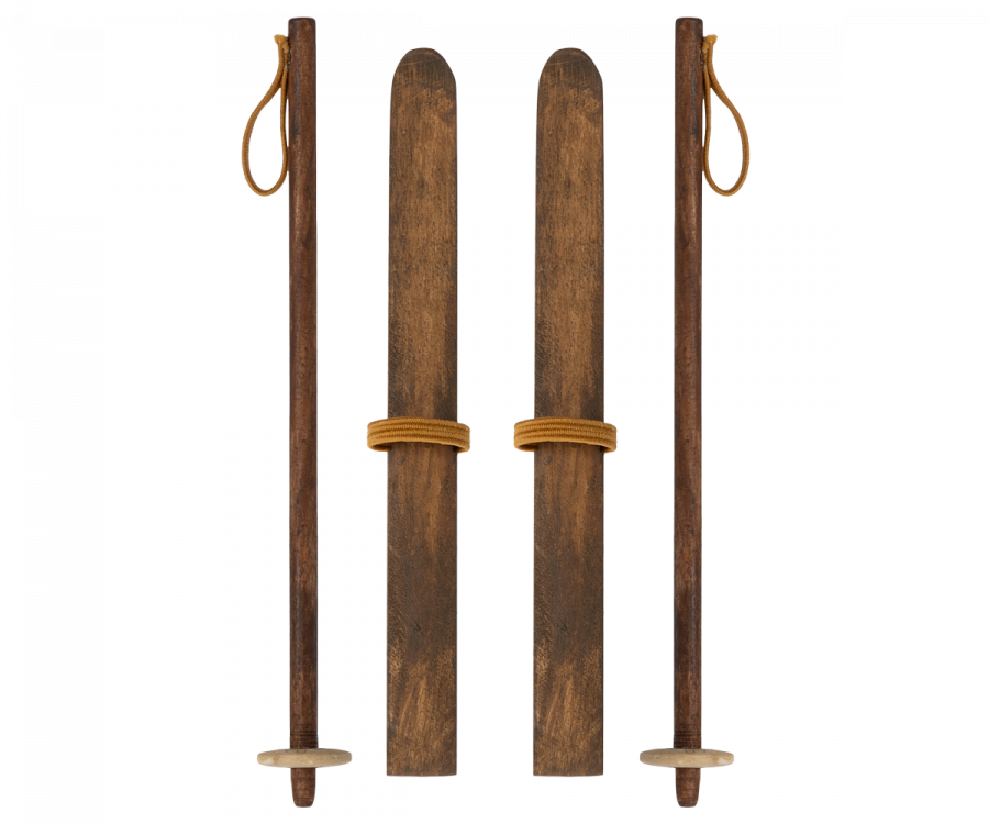Skis and Ski Poles for Mum & Dad Mouse