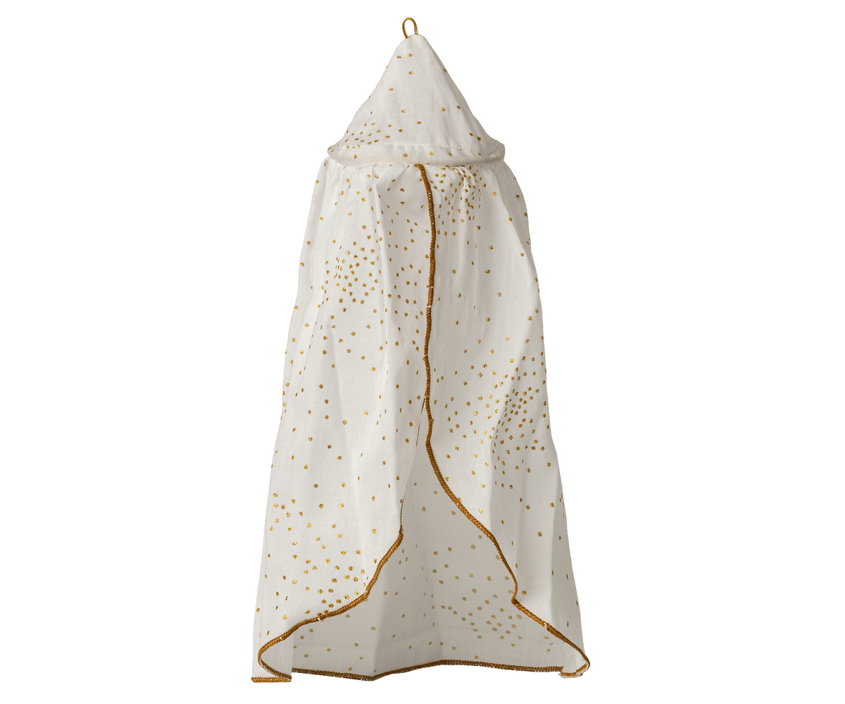 Miniature Bed Canopy in Off White
