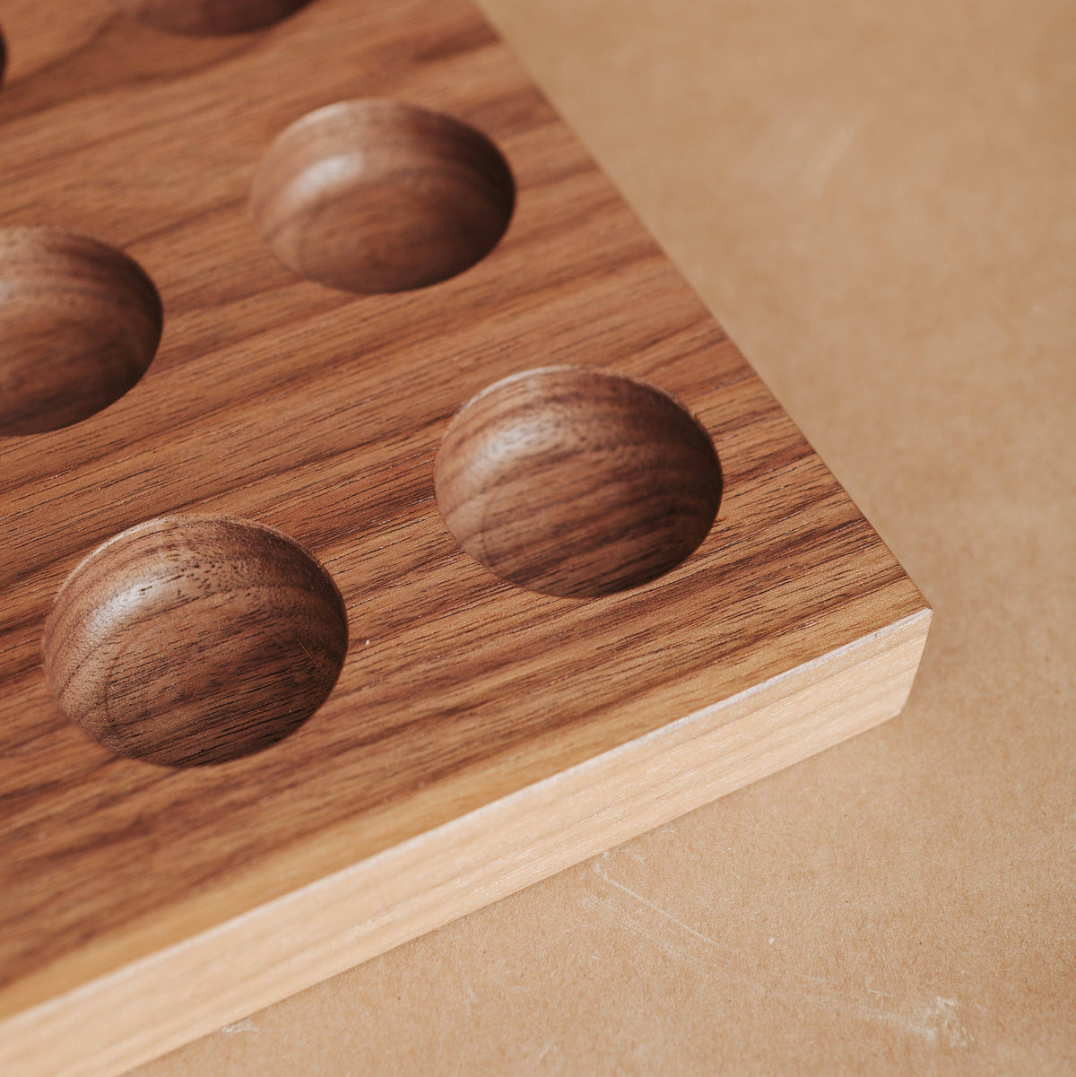 Initial Wood Tray Display