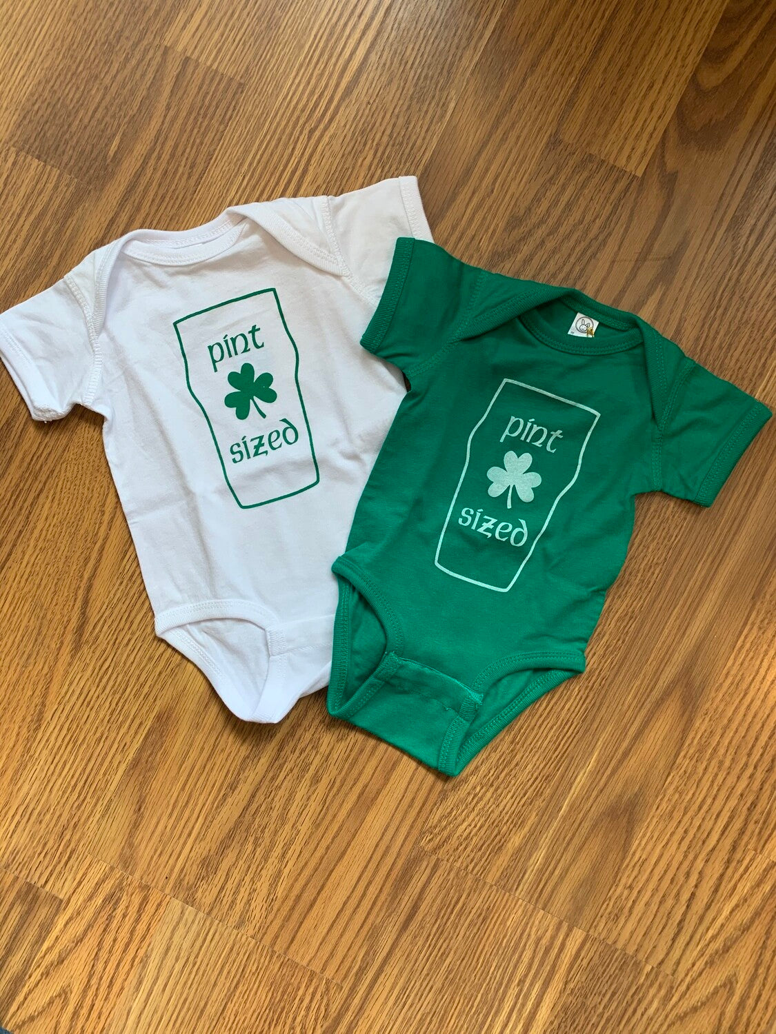 Pint Sized Kelly Green Onesie