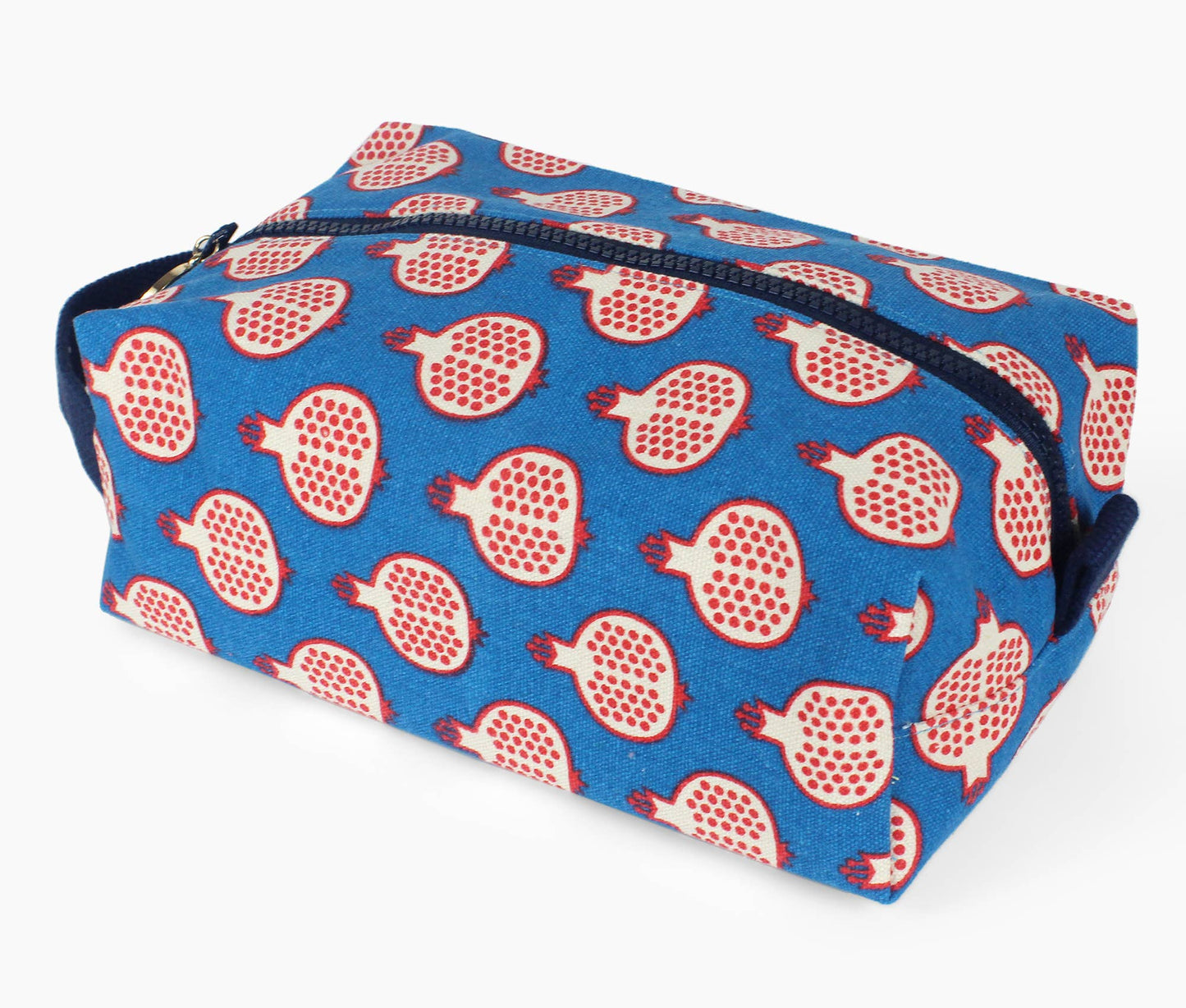 Box Zip Pomegranate Toiletry Bag