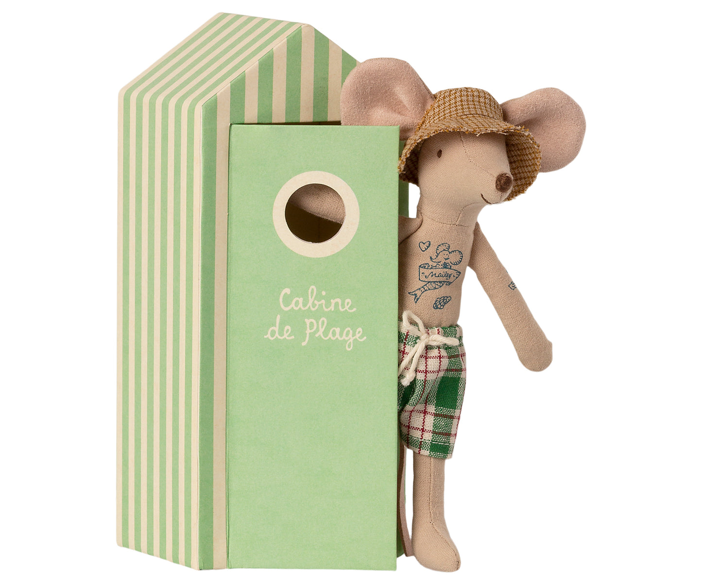 Dad Beach Mouse in Cabin de Plage