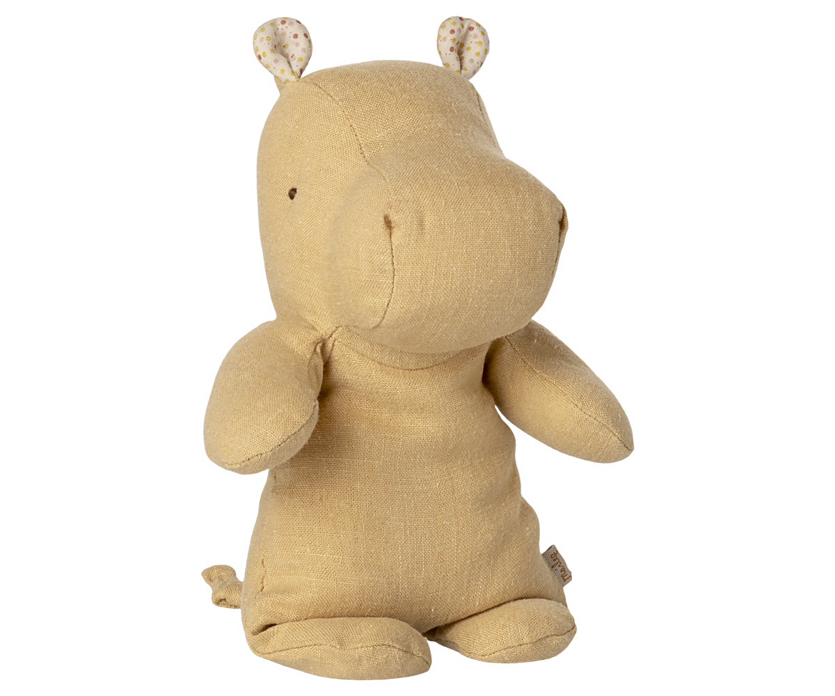 Safari Friends Small Hippo Cream Yellow
