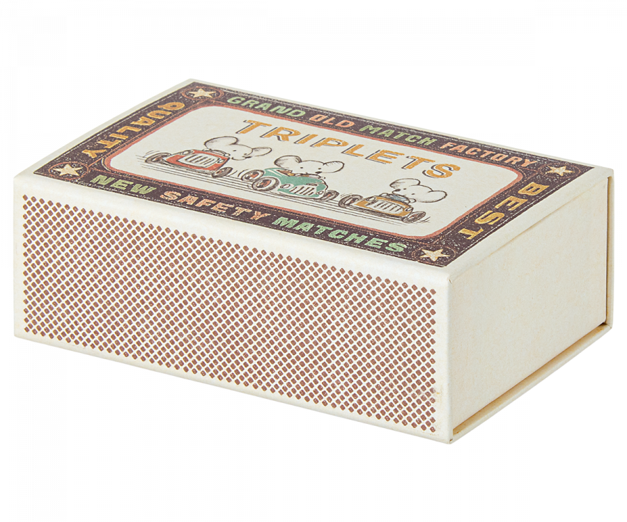 Triplet Baby Mice in Matchbox 17-2001-01