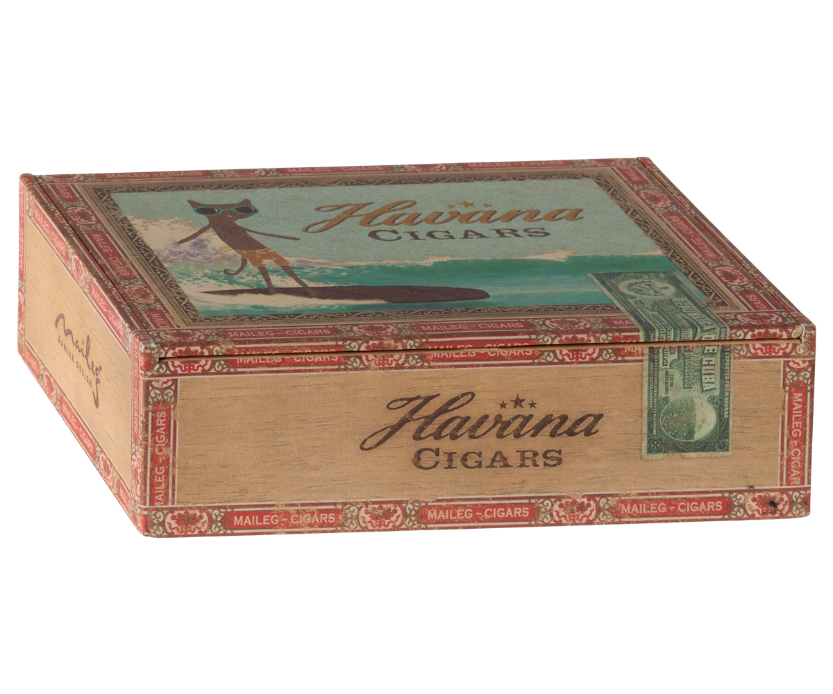 Mum and Dad Mice In Cigar Box 11-3302-00
