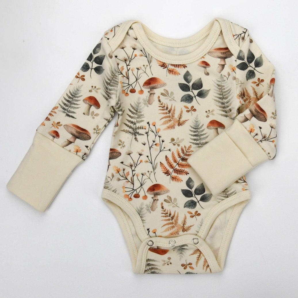 Organic Cotton Long Sleeve Baby Bodysuit