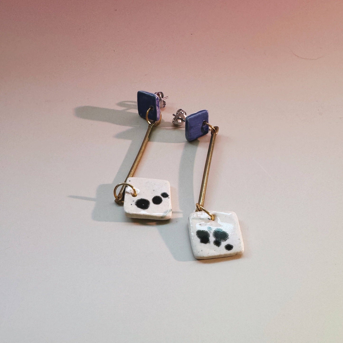 Liz-ceramic bold earrings