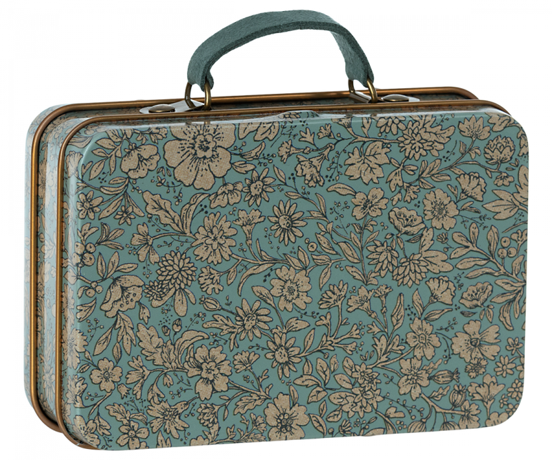 Blue Blossom Small Suitcase