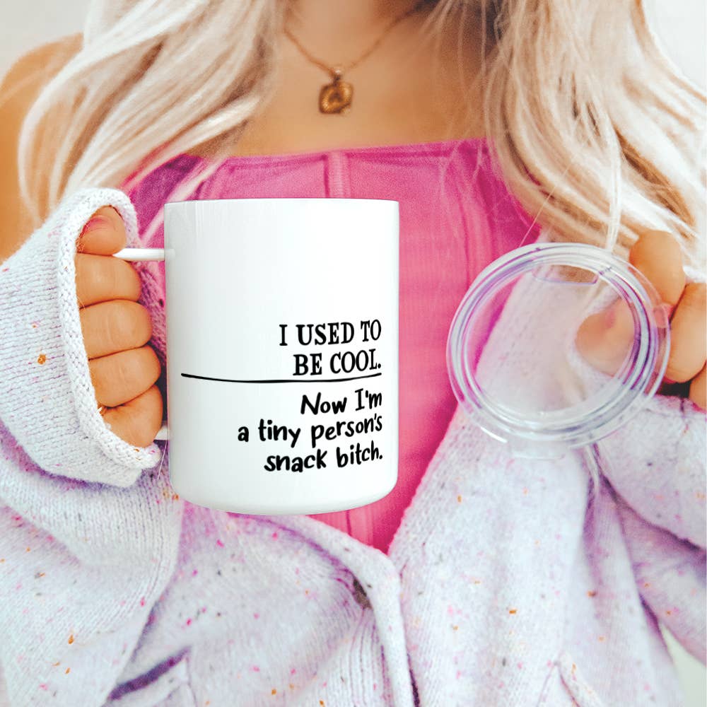 Tiny Person's Snack Bitch 12oz Insulated Travel Mug