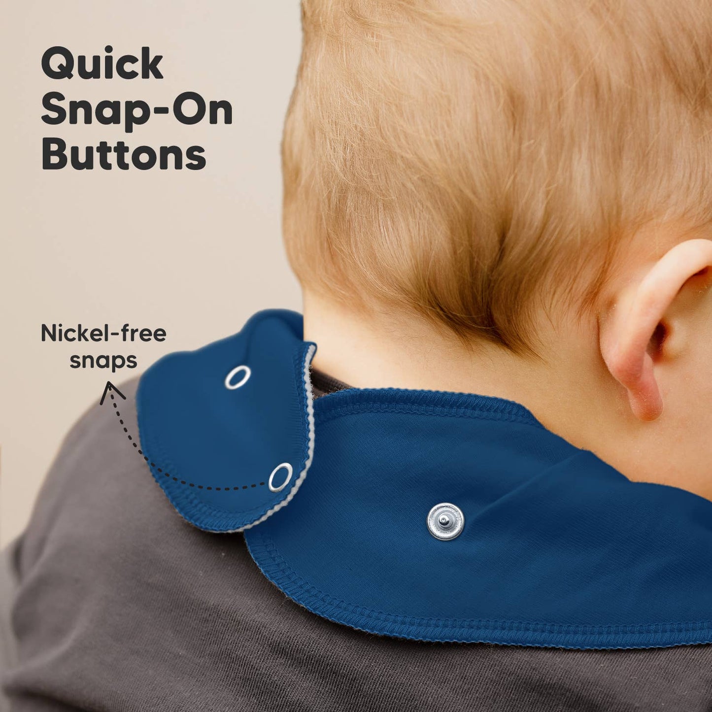8-pack Baby Bandana Bibs for Boys and Girls