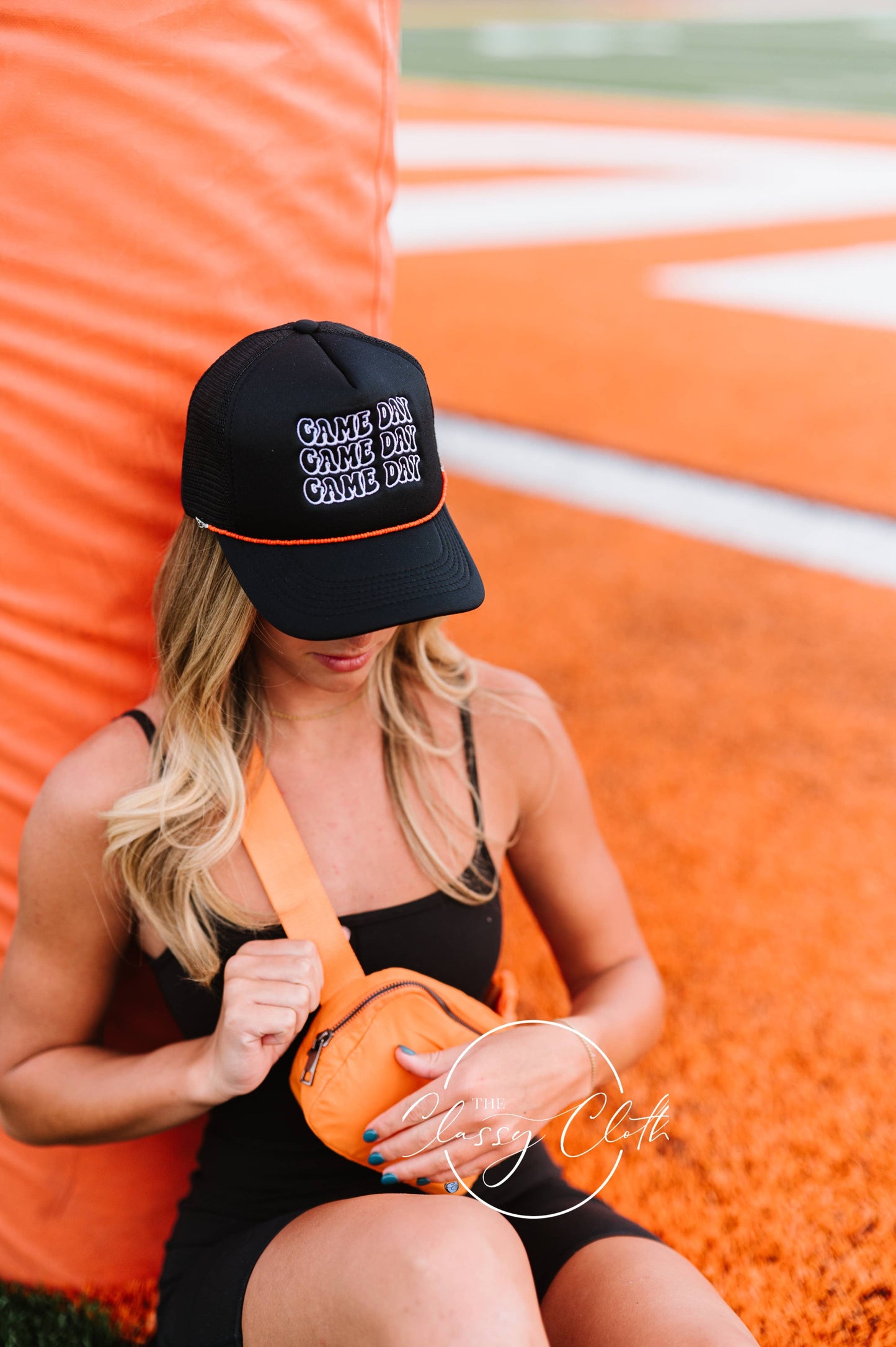 Nylon Belt Bag- Orange