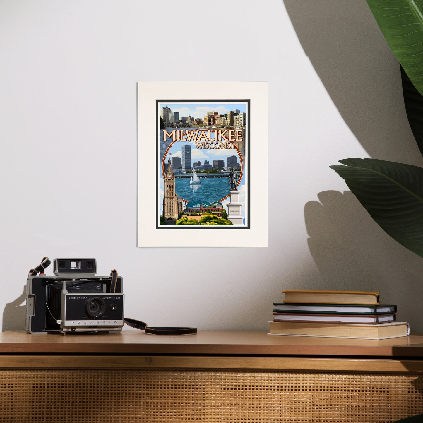 Milwaukee Montage Scenes Matted Print 8x10
