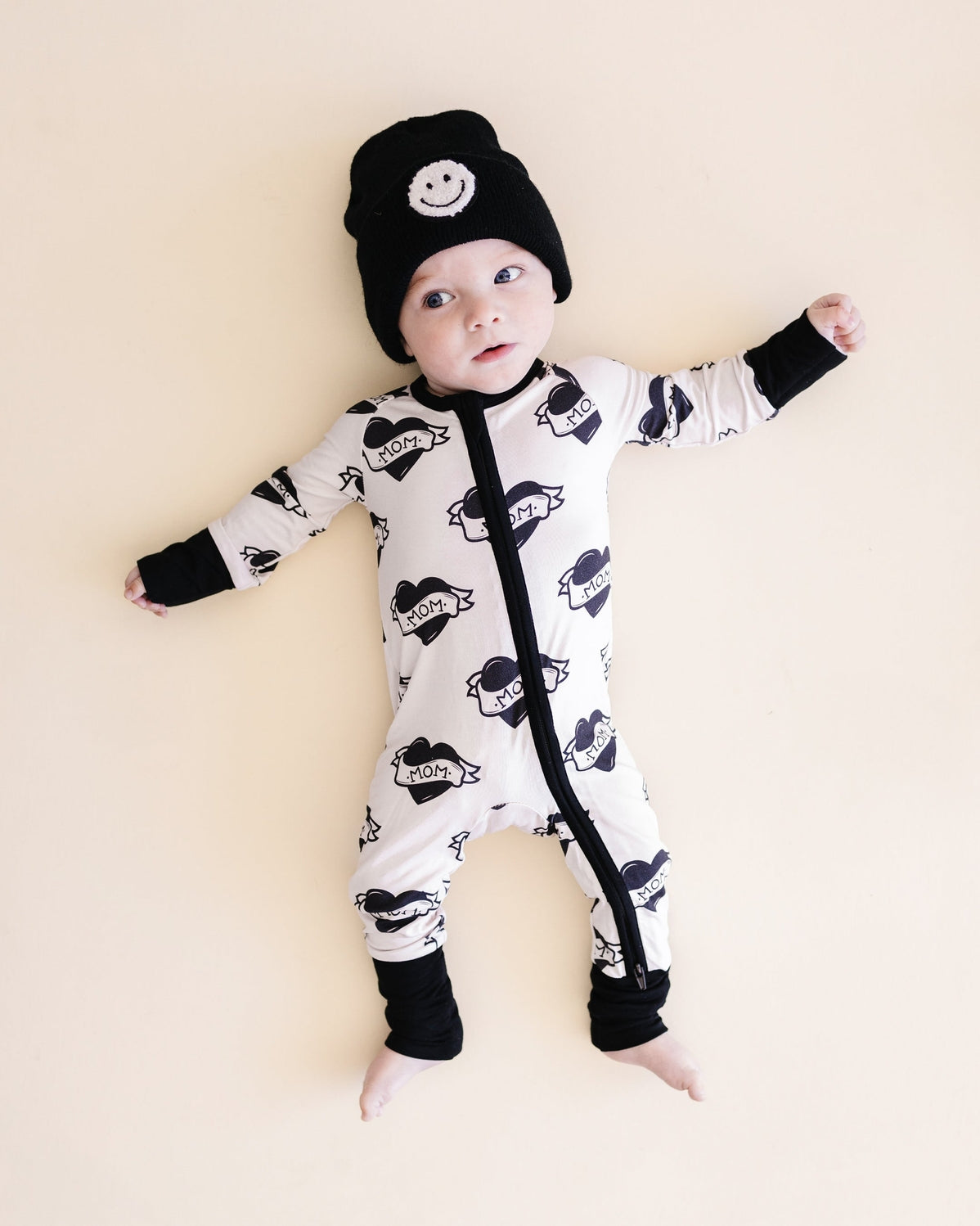Mom Tattoo Bamboo Zip Pajamas
