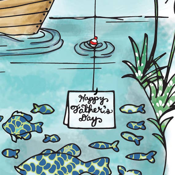 Father's Day Boat Card