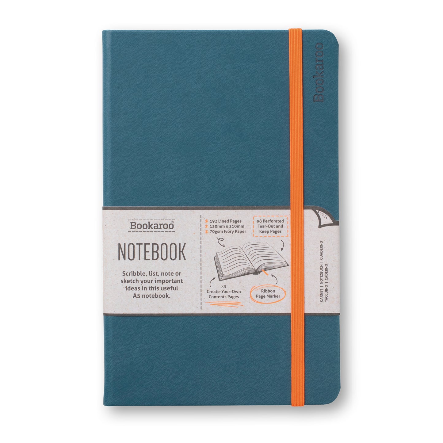 Bookaroo A5 Notebook Solid Colors