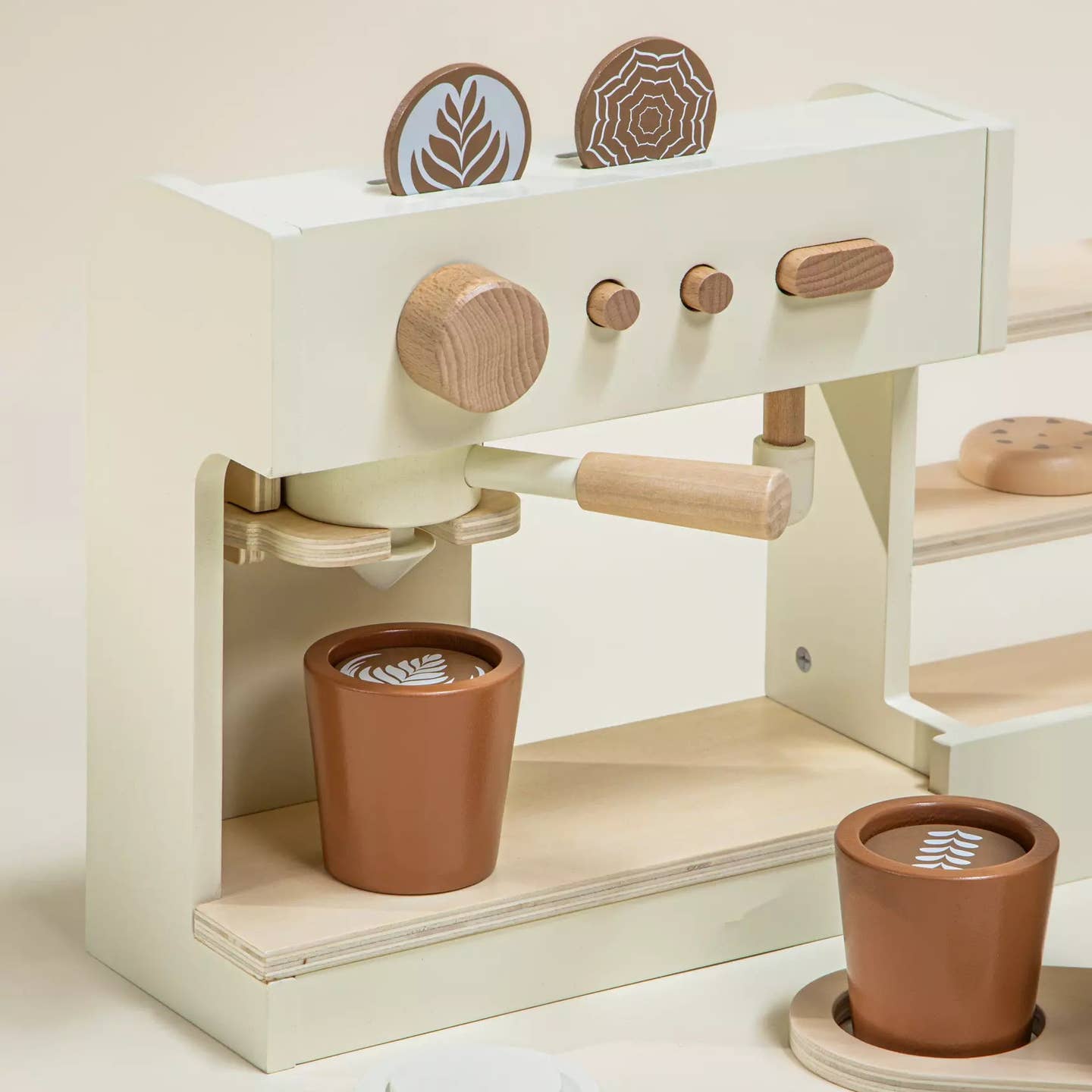 Wooden Coffee Shop Playset and Accessories