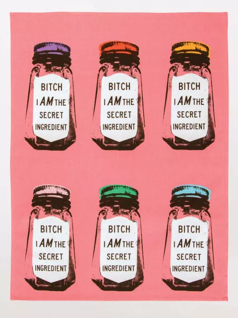 Secret Ingredient Printed Dish Towel