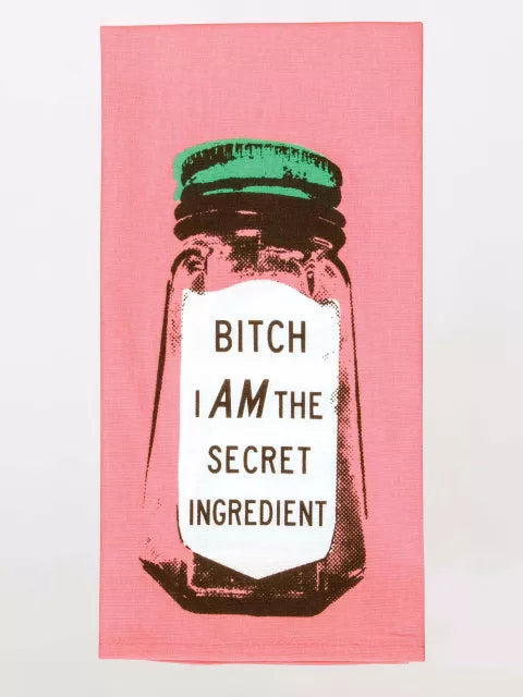 Secret Ingredient Printed Dish Towel