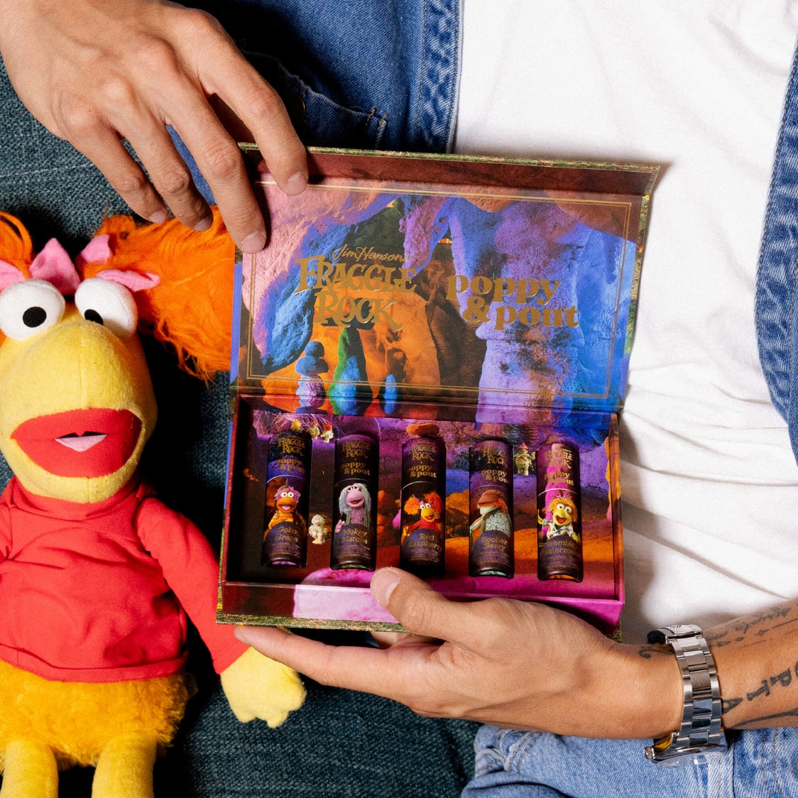 Fraggle Rock Limited Edition Poppy & Pout Gift Set