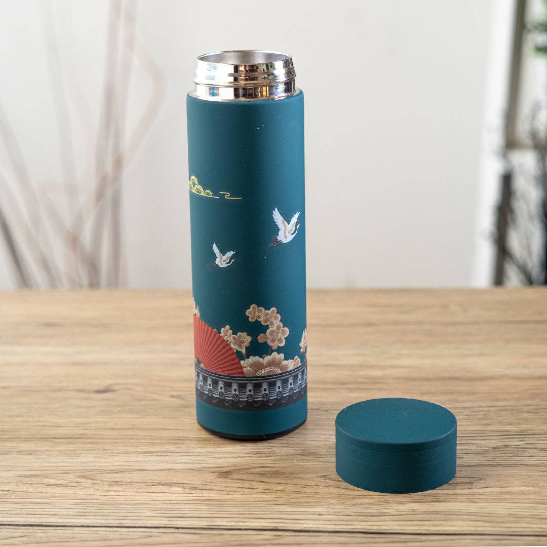 Dark Turquoise 17oz Vacuum Insulated Stainless Steel Thermos Flask