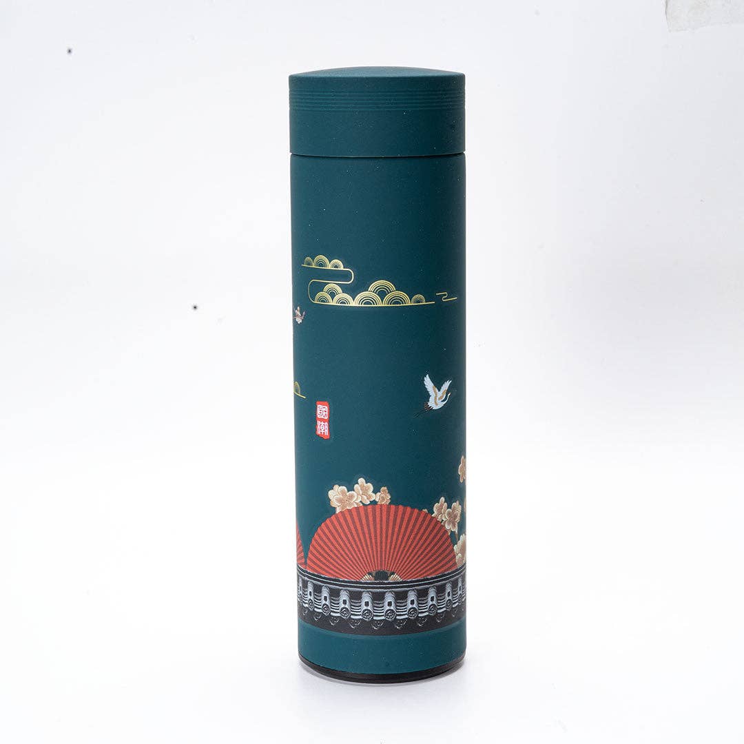 Dark Turquoise 17oz Vacuum Insulated Stainless Steel Thermos Flask