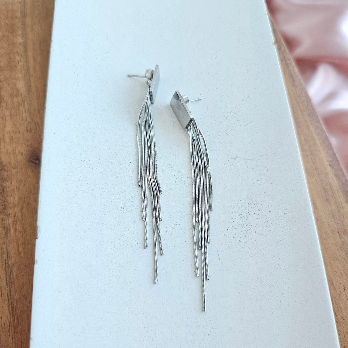Luxe Silver Tatiana Earrings