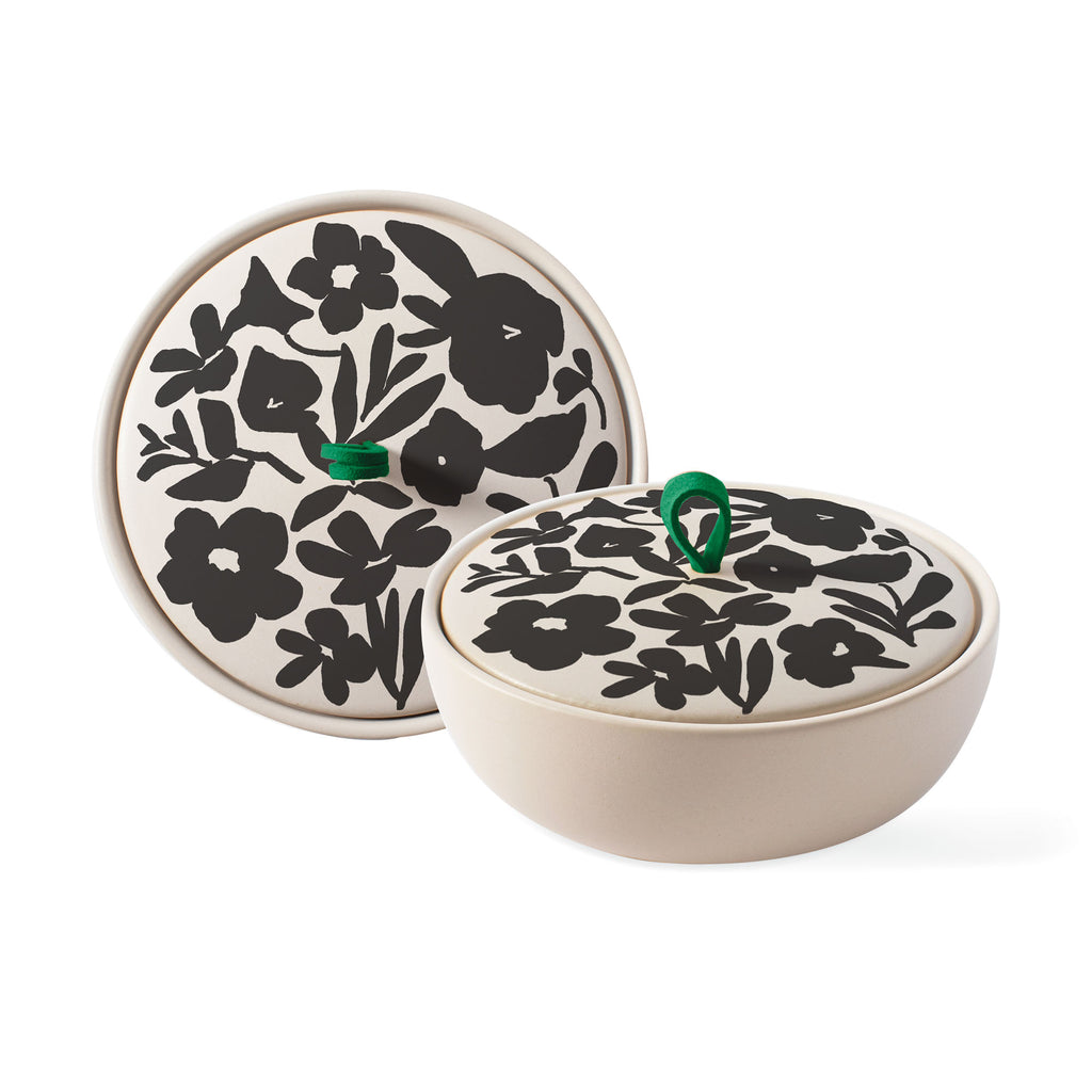 Henri Garden Round Trinket Box