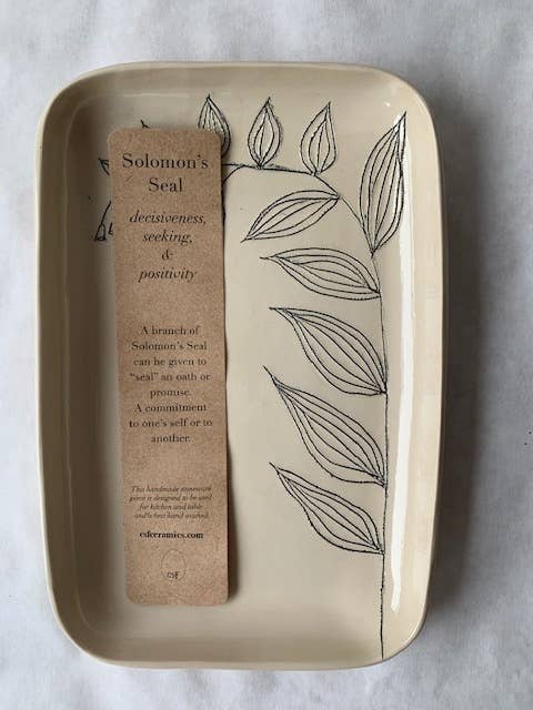 Tray (Rounded): Soloman's Seal