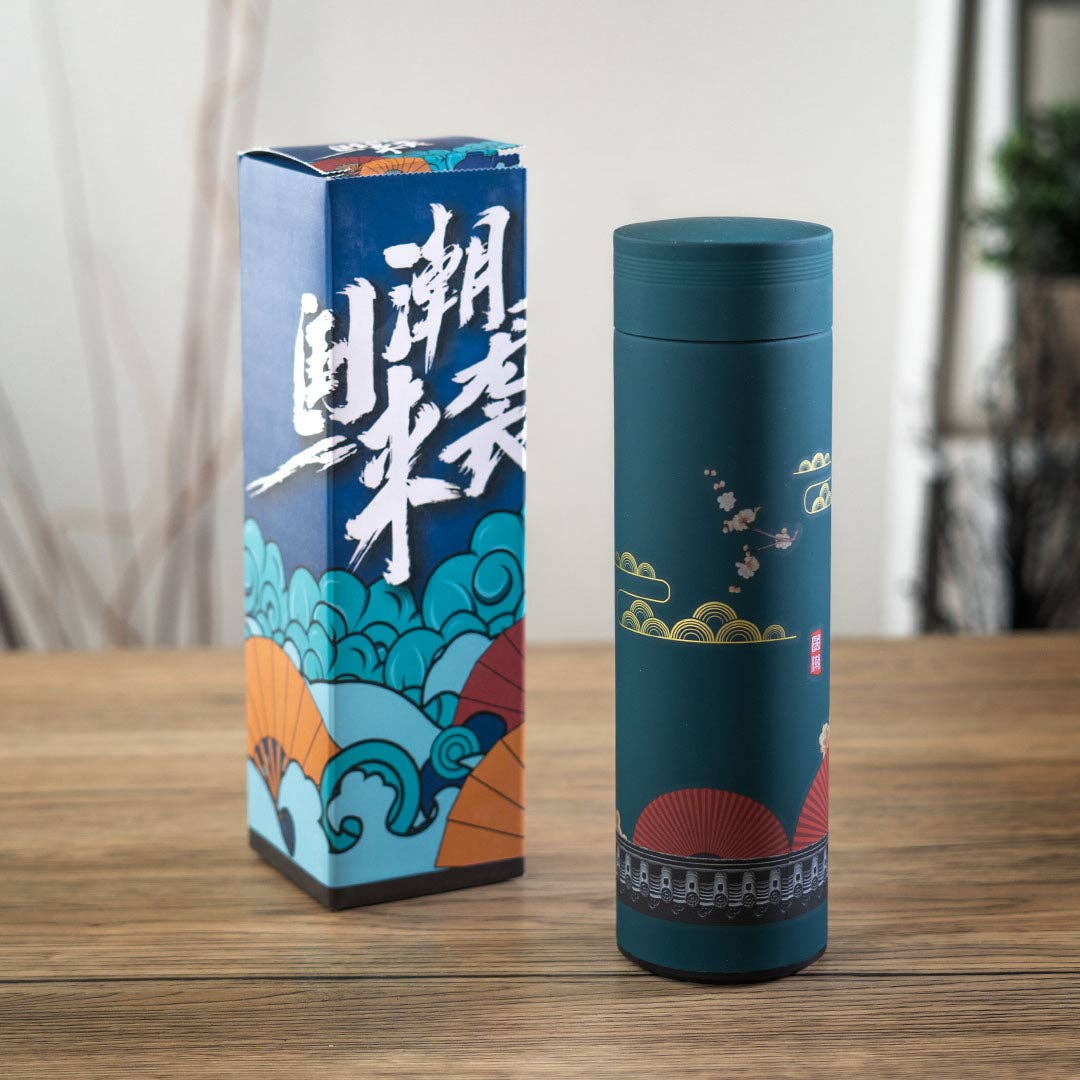 Dark Turquoise 17oz Vacuum Insulated Stainless Steel Thermos Flask
