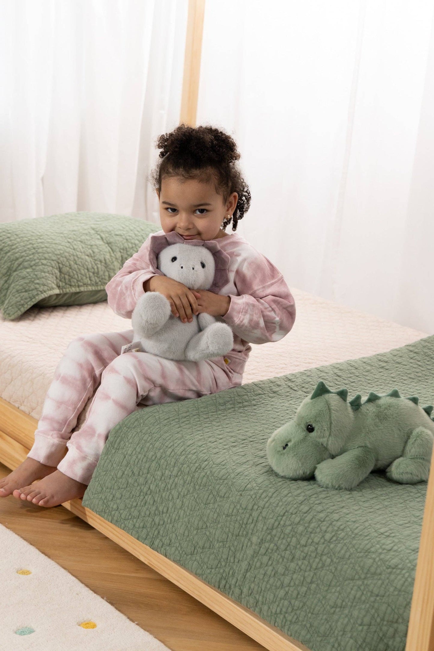 Dino Plush Toy - Grey Triceratop