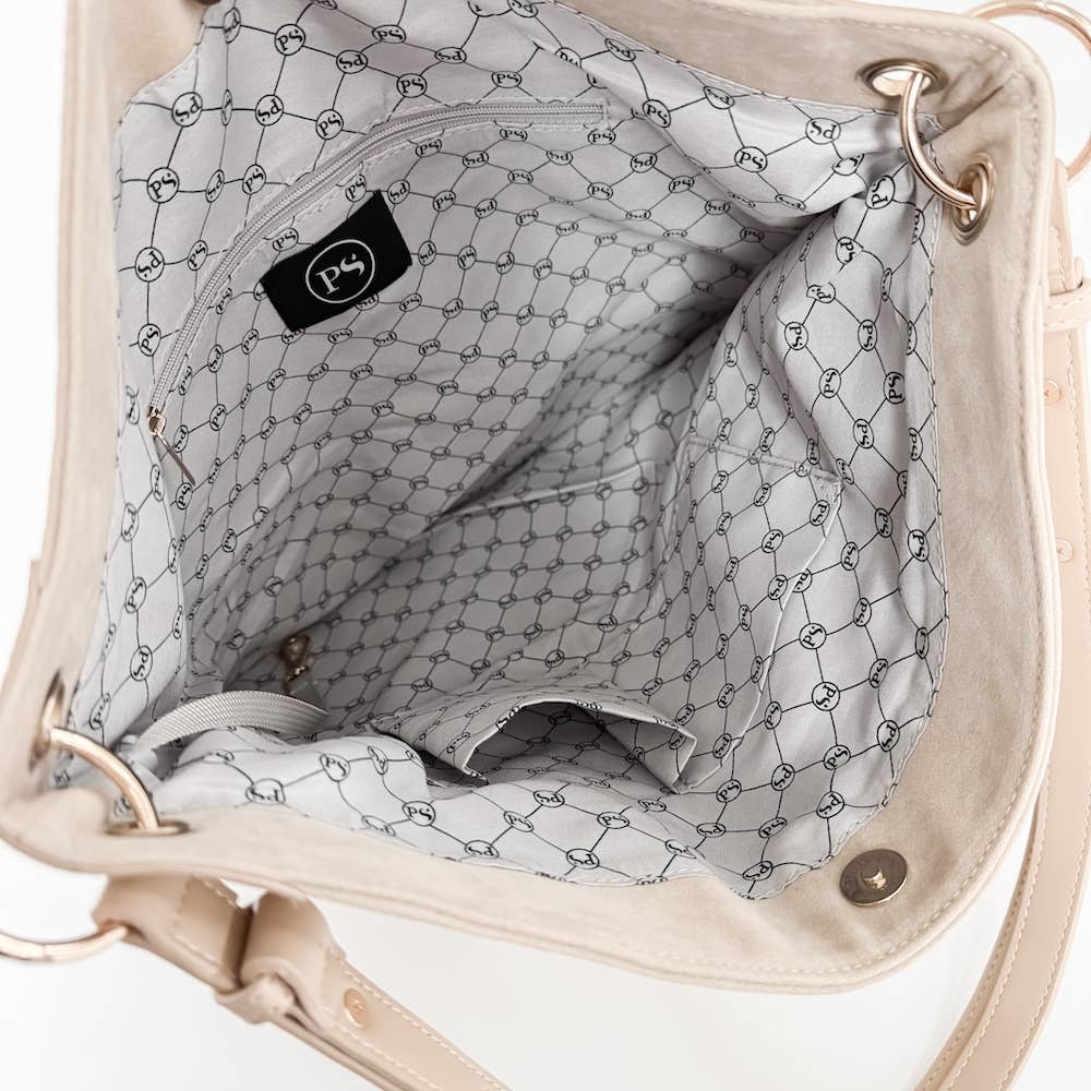 Rosalie Rivet Suede Hobo Bag - PREORDER