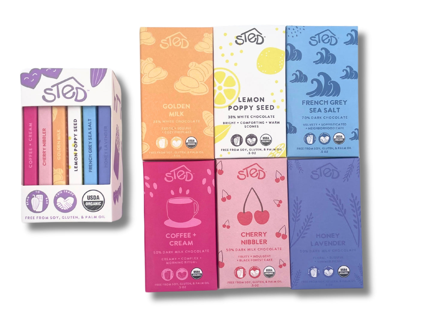 6 Mini Bars Gift Pack - Spring Seasonal