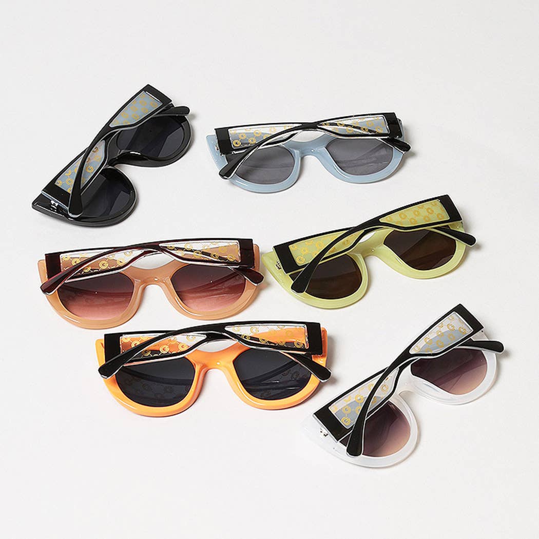 Women's Bold Round Frame Sunglasses