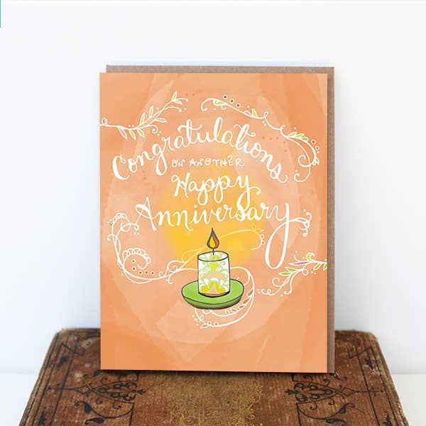 Anniversary Candle Card