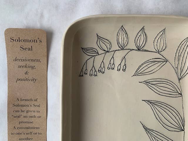 Tray (Rounded): Soloman's Seal