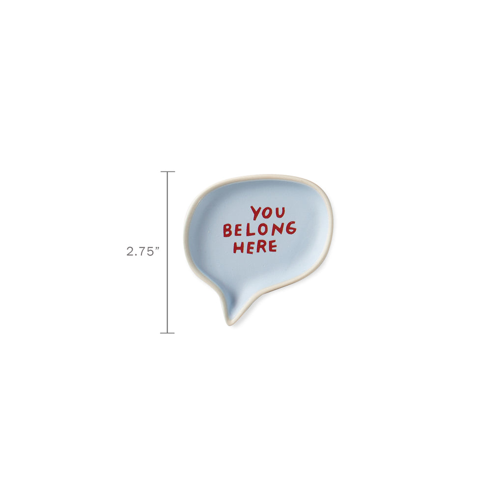 You Belong Word Bubble Tray