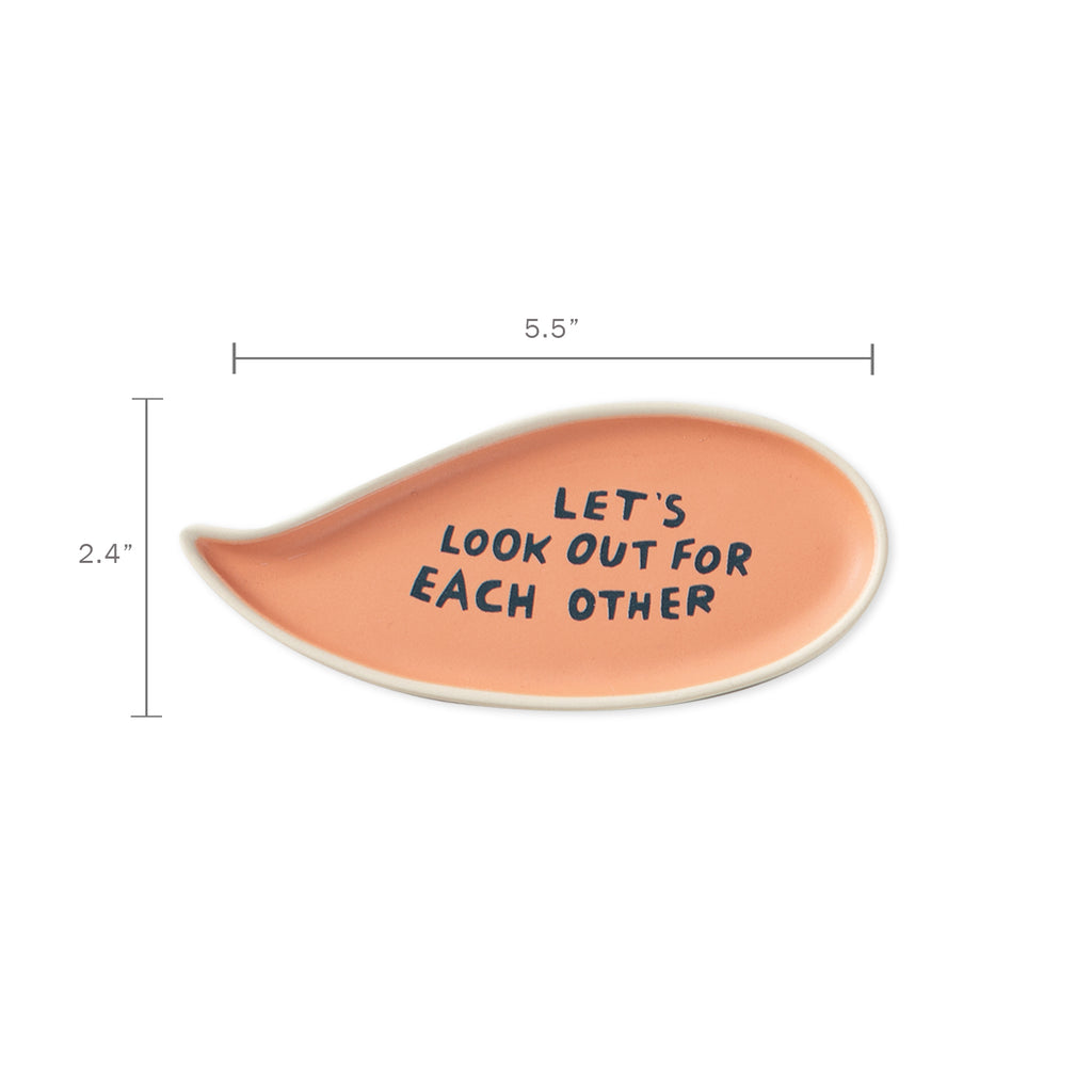 Let's Look Out Word Bubble Tray