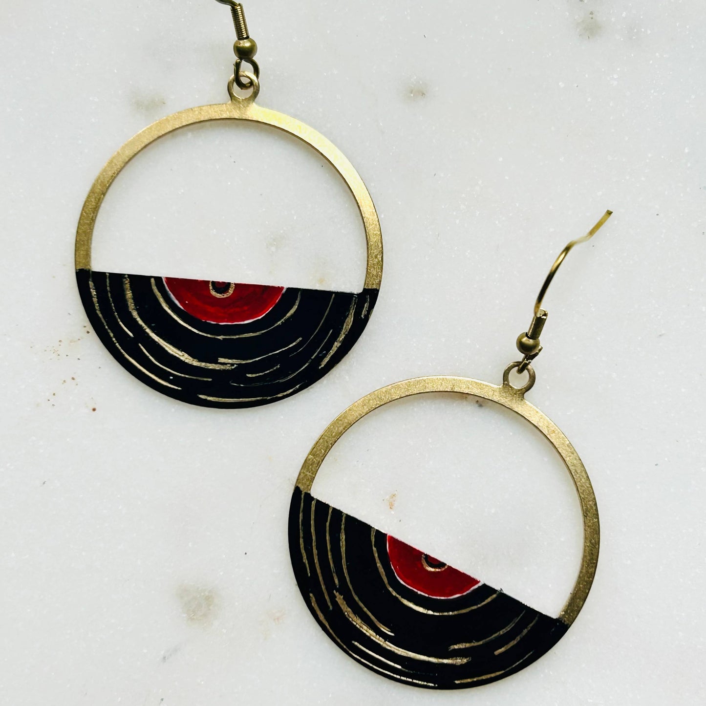 Record Store Earrings