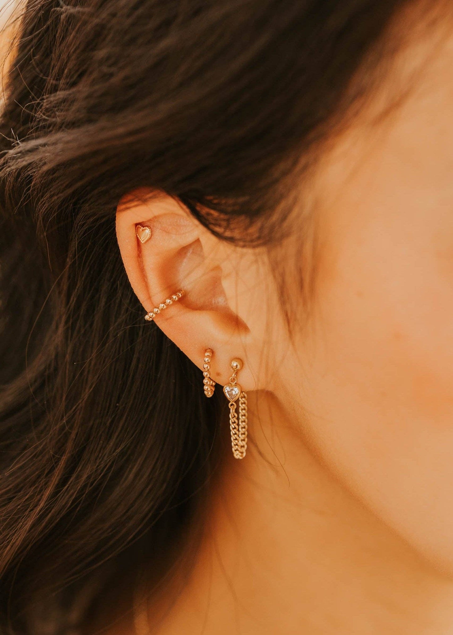 Love Note Studs | 14kt Gold Fill + Sterling Silver