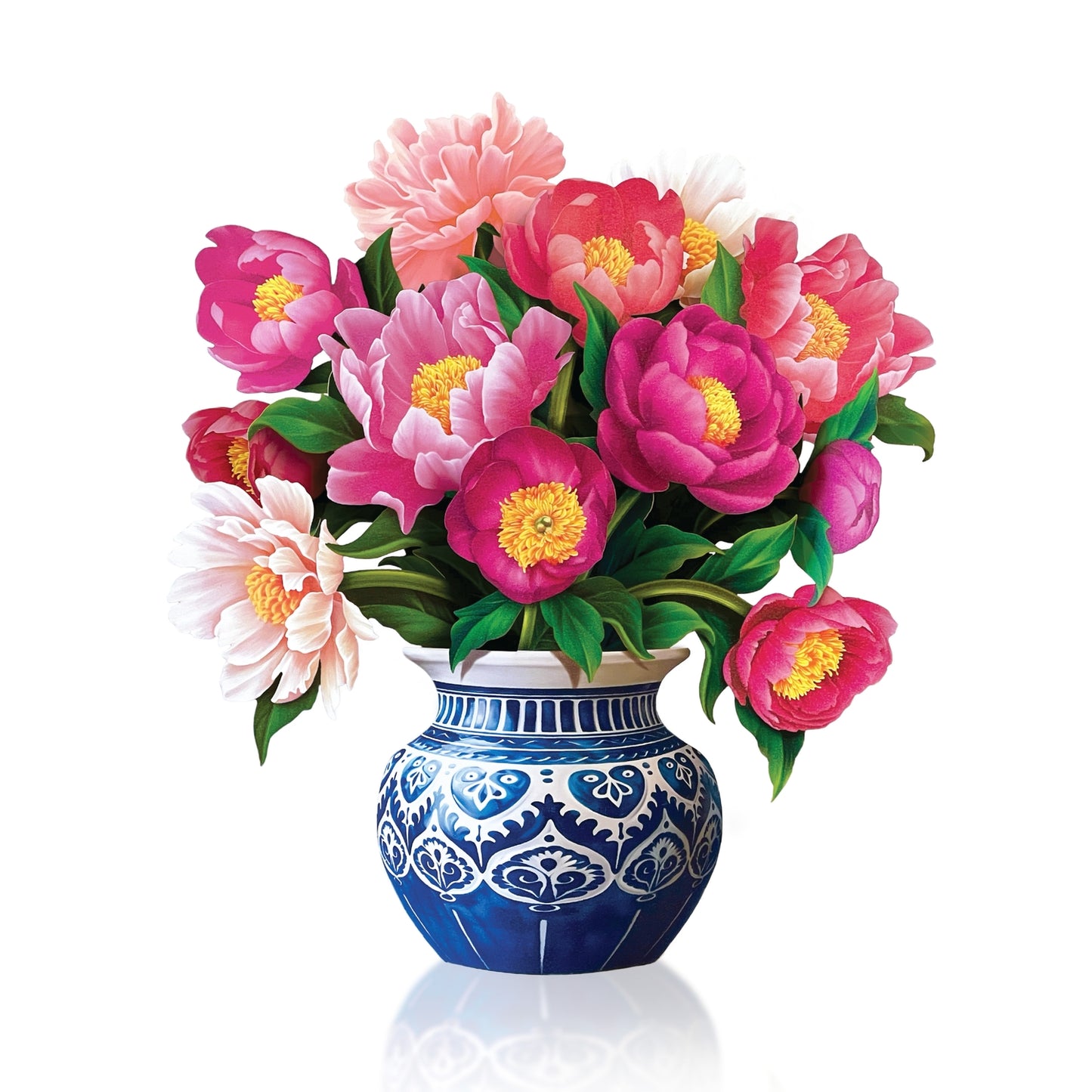 Mini Peony Paradise Pop-Up Greeting Card